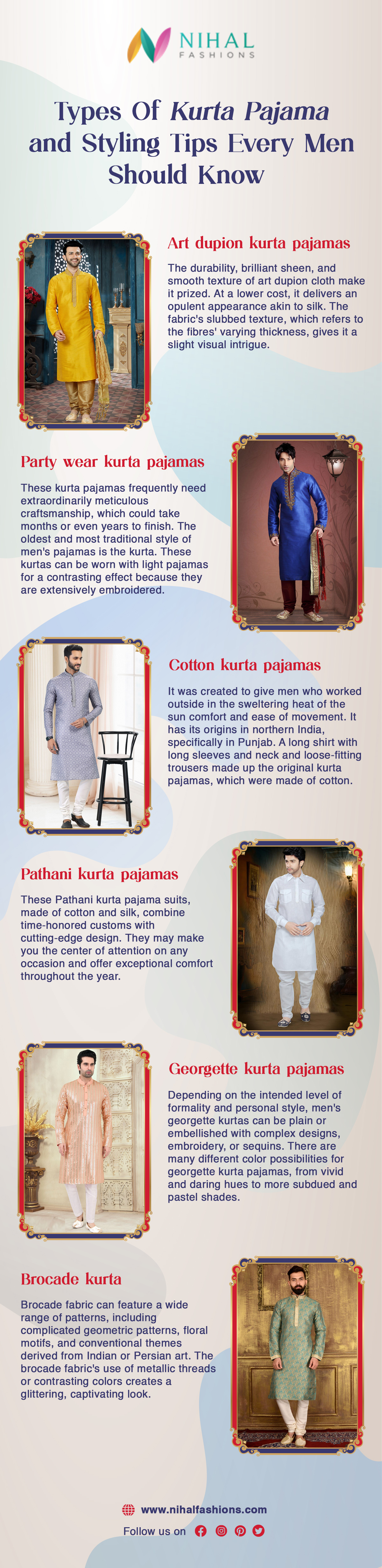 Types of Kurta Pajama