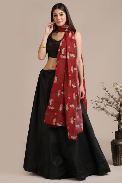 Black Banglory Silk Lehenga Choli (NWG-1224)