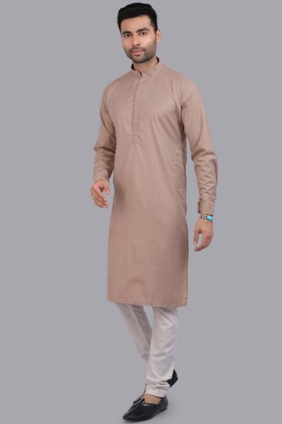 Brown Art Silk Kurta Pajama for Men (NMK-7513)