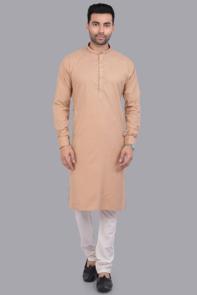 Brown Art Silk Mens Kurta Pajama (NMK-7511)