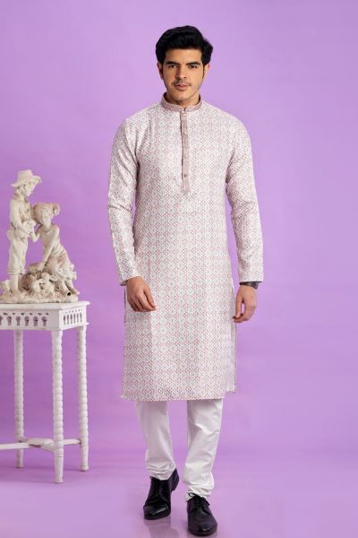 Brown Cotton Mens Kurta Pajama (NMK-7554)