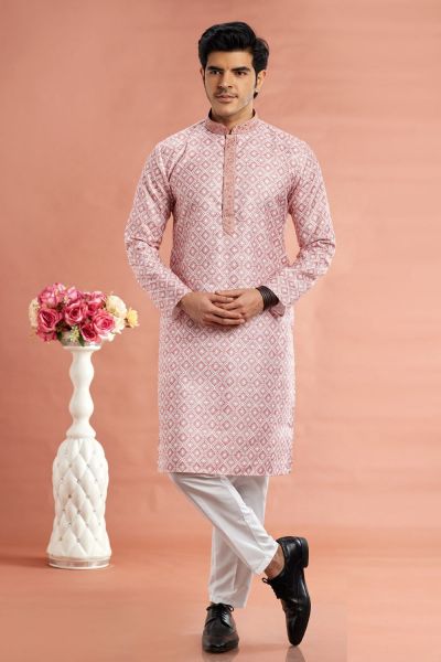 Light Brown Cotton Kurta Pajama (NMK-7534)