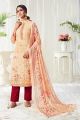 Beige Cotton Salwar Suit (NWS-5811)