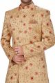 Beige Dupion Silk Indo Western (NMK-4967)