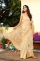 Beige Soft Tissue Zari Sari (NWSA-5897)