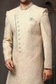 BeigeArt Silk Sherwani (NMK-6248)