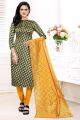 Black Banarasi Silk Salwar Kameez (NWS-6398)