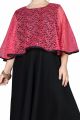 Black Georgette Girls Gown (NFG-115)