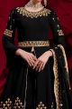 Black Georgette Salwar Suit (NWS-6180)