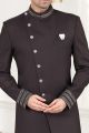 Black Imported Sherwani (NMK-5273)