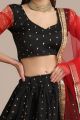 Black Jaquard Lehenga Choli (NWG-1212)