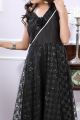 Black Net Girls Gown (NFG-189)