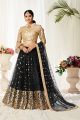 Black Net Lehenga Choli (NWG-750)