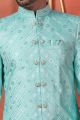 Blue Art Silk Sherwani for Men (NMK-7728)