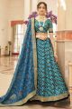 Blue Art Silk Womens Lehenga Choli (NWG-1384)