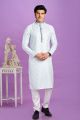 Blue Cotton Kurta Pajama (NMK-7549)