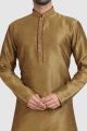 Brown Art Silk Kurta Pajama (NMK-5933)