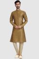 Brown Art Silk Kurta Pajama (NMK-5933)