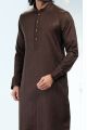 Coffee Fancy Silk Kurta Pajama (NMK-6745)