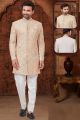 Cream Lucknowi Indian Sherwani (NMK-5909)