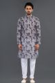 Dusty Purple Cotton Kurta Pajama (NMK-8123)