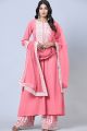 Faux Georgette Pink Salwar Suit (NWS-6871)