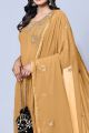 Georgette Mustard Salwar Suit (NWS-6868)