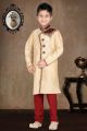 Gold Art Dupion Kids Sherwani (NKK-466)