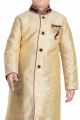 Gold Art Dupion Kids Sherwani (NKK-485)