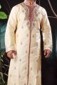 Gold Art Dupion Mens Kurta Pajama (NMK-1188)