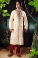 Gold Art Dupion Mens Kurta Pajama (NMK-1188)