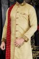 Gold Giccha Silk Indo Western(NMK-3363)