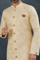 Gold Lucknowi Indo Western (NMK-7612)