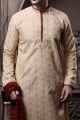 Gold Silk Kurta Pajama (NMK-6083)