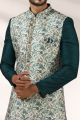 Green Art Banarasi Silk Indo Western (NMK-5801)