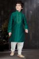 Green Art Dupion Kids Kurta (NKK-578)