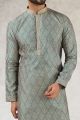 Green Art Silk Kurta Pajama (NMK-5854)