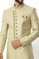 Green Art Silk Sherwani (NMK-6267)