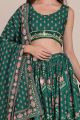 Green Crepe Lehenga Choli (NWG-1114)