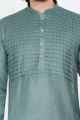 Green Linen Cotton Kurta Pajama (NMK-7583)