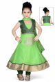 Green Net Girls Salwar Kameez (NFG-103)