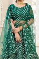 Green Net Lehenga Choli (NWG-685)