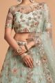 Green Soft Net Lehenga Choli (NWG-1071)