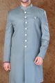 Grey Imported Sherwani for Men (NMK-6756)