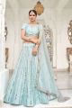 Ice Blue Silk Lehenga Choli (NWG-672)