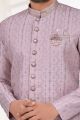 Lavender Art Silk Indo Western (NMK-7294)