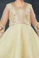 Lemon Yellow Net Girls Salwar Suit (NFG-280)