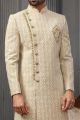 Light Green Lucknowi Sherwani for Men (NMK-5563)