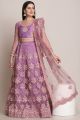 Light Purple Net Lehenga Choli (NWG-1165)