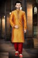 Mango Art Dupion Regular Kurta Pajama (NMK-3763)